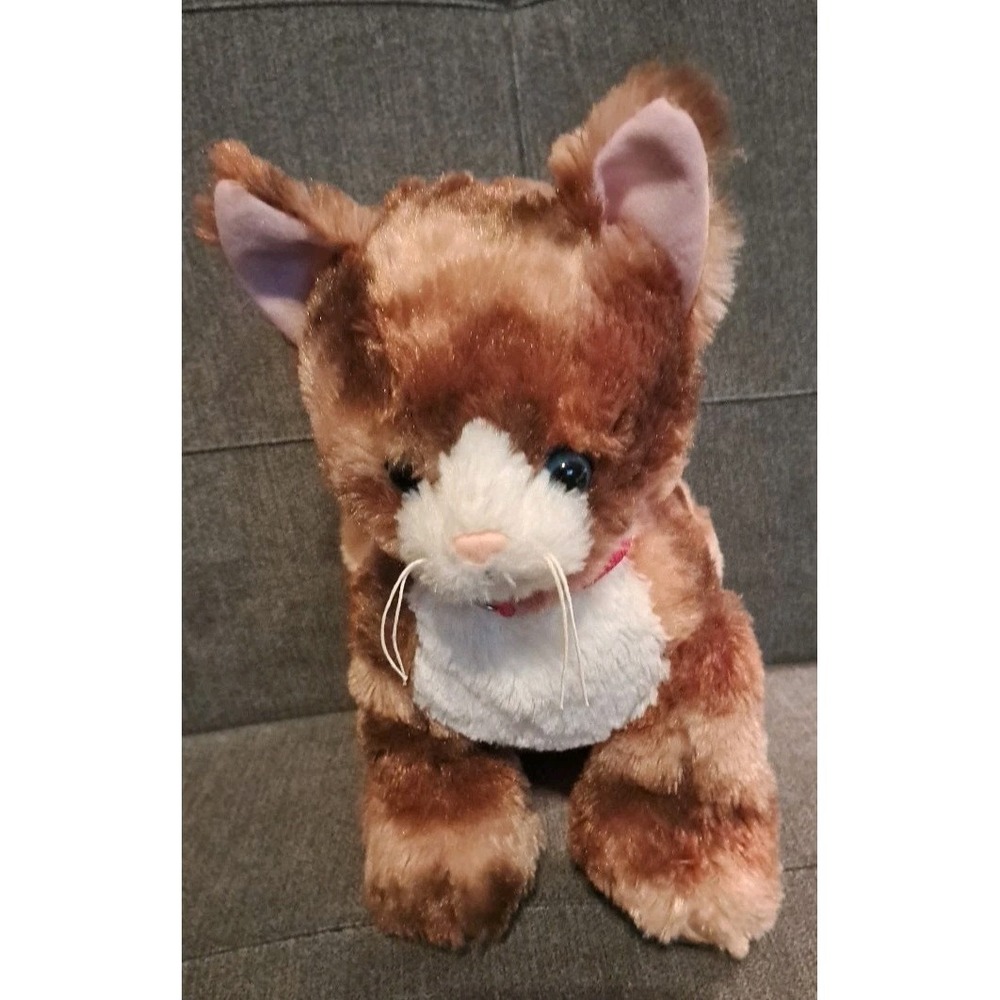 Build A Bear BABW Promise Pets Light And Dark Brown Striped Kitty Cat Kitten 13"